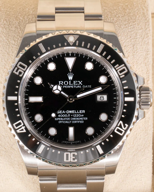 2015 Rolex Sea-Dweller DeepSea 40MM Black Dial Oyster Bracelet (116600)