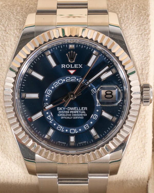 2019 Rolex Sky-Dweller 42MM Blue Dial Oyster Bracelet (326934)