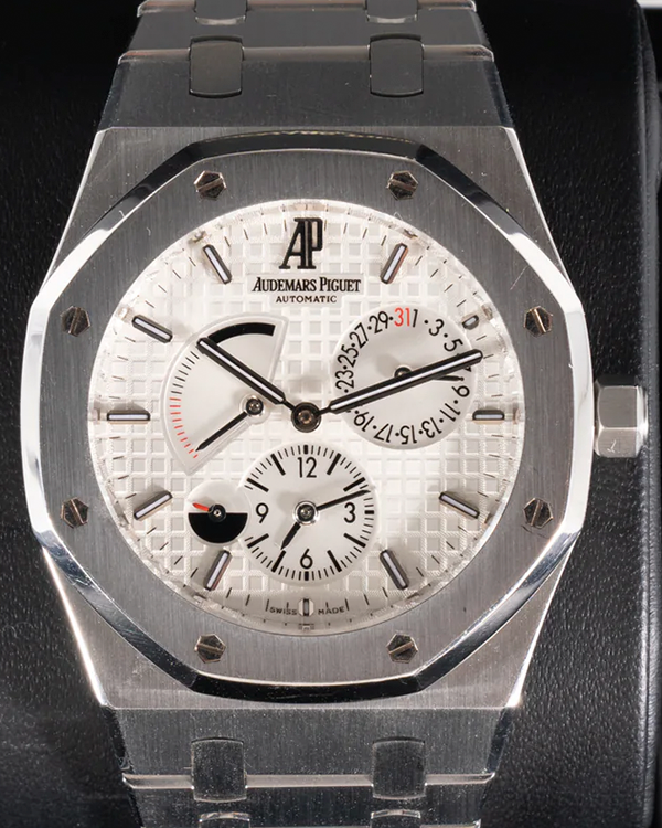 Audemars Piguet Royal Oak Dual Time 39MM White Dial Steel Bracelet (26120ST)