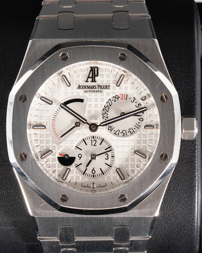 Audemars Piguet Royal Oak Dual Time 39MM White Dial Steel Bracelet (26120ST)