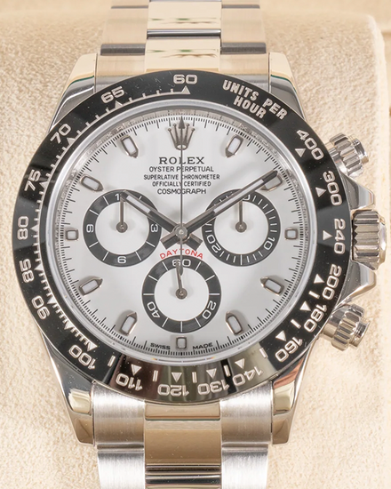 2017 Rolex Cosmograph Daytona "Panda" 40MM White Dial Oyster Bracelet (116500LN)