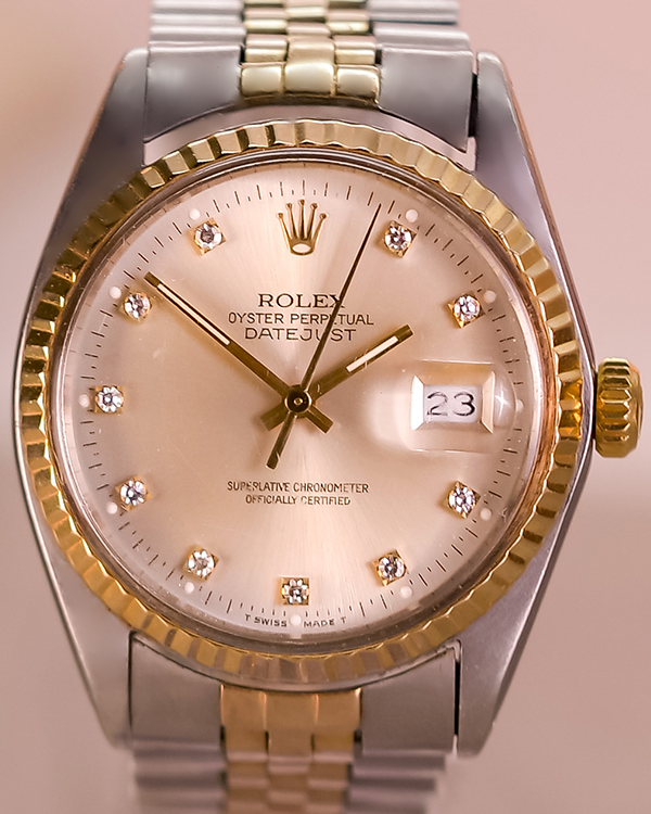 Rolex Datejust 36MM Champagne Dial Two-Tone Jubilee Bracelet (16030)