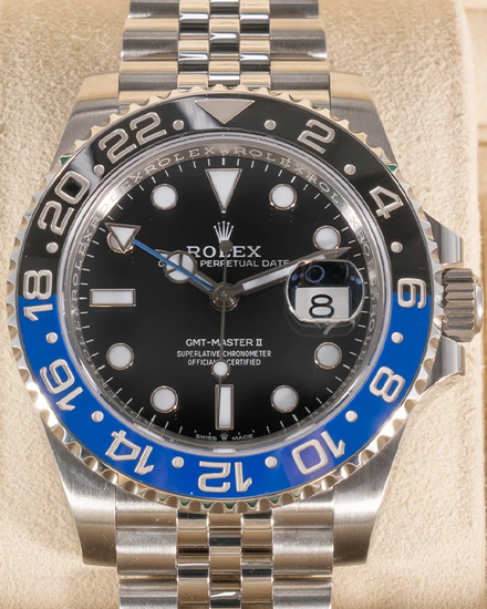 2020 Rolex GMT-Master II "Batgirl" 40MM Black Dial Jubilee Bracelet (126710BLNR)