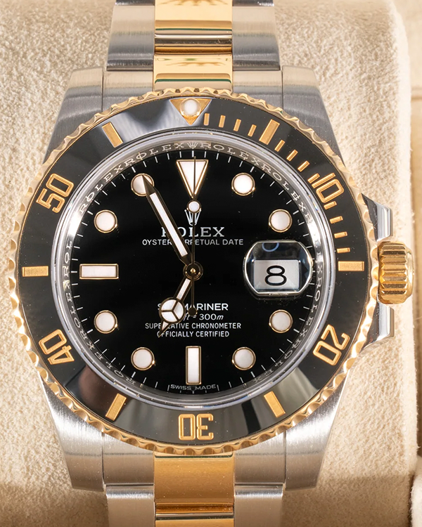 Rolex Submariner Date 40MM Black Dial Two-Tone Oyster Bracelet (116613LN)