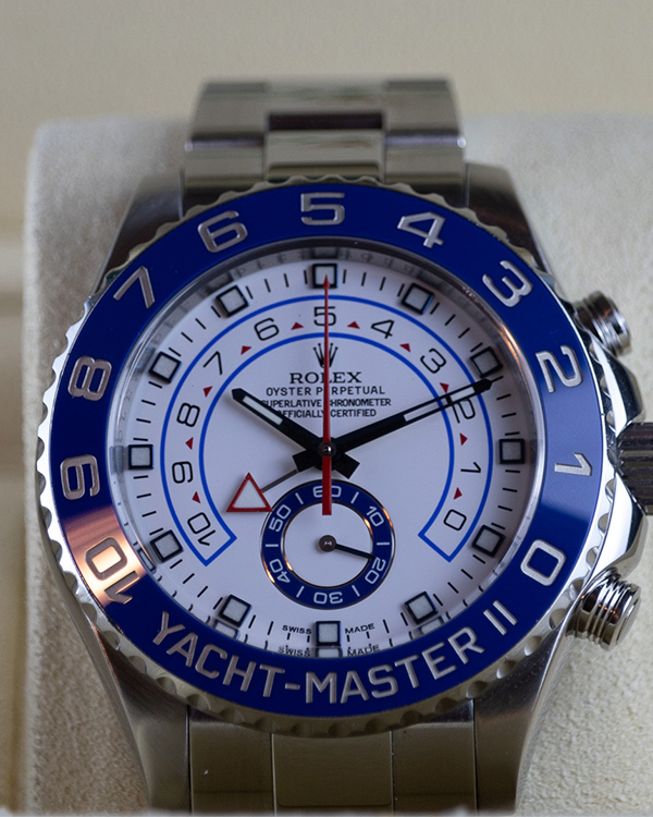 2014 Rolex Yacht-Master II Oystersteel White Dial (116680)