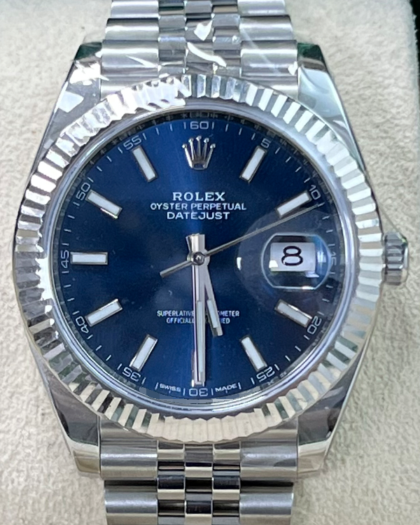 2020 Rolex Datejust 41MM Blue Dial Jubilee Bracelet (126334)