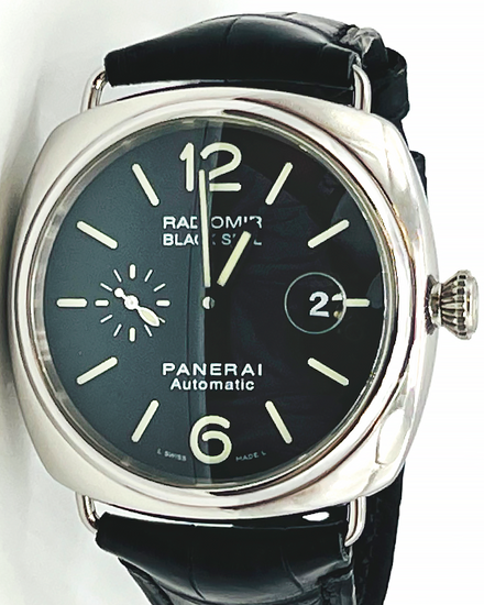 Panerai Radiomir "Black SEAL" 45MM Black Dial Leather Strap (PAM00287)