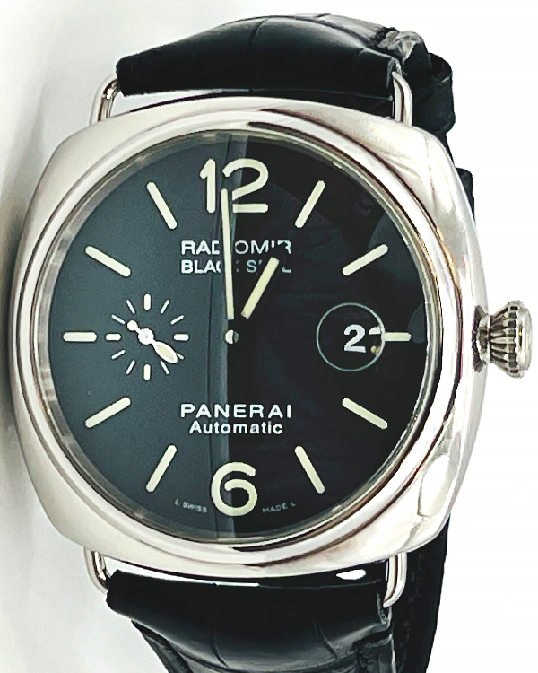 Panerai Radiomir "Black SEAL" 45MM Black Dial Leather Strap (PAM00287)