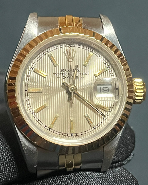 Rolex Lady-Datejust 26MM Champagne Dial Two-Tone Jubilee Bracelet (69173)