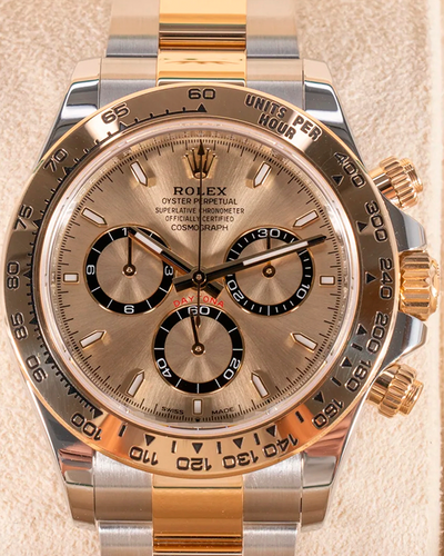 2024 Rolex Cosmograph Daytona 40MM Champagne Dial Two-Tone Oyster Bracelet (126503)