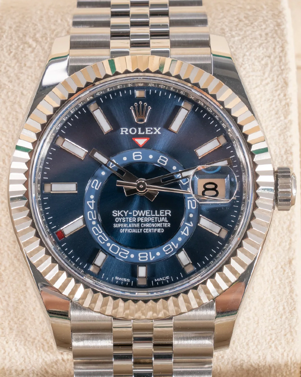 2021 Rolex Sky-Dweller 42MM Blue Dial Jubilee Bracelet (326934)