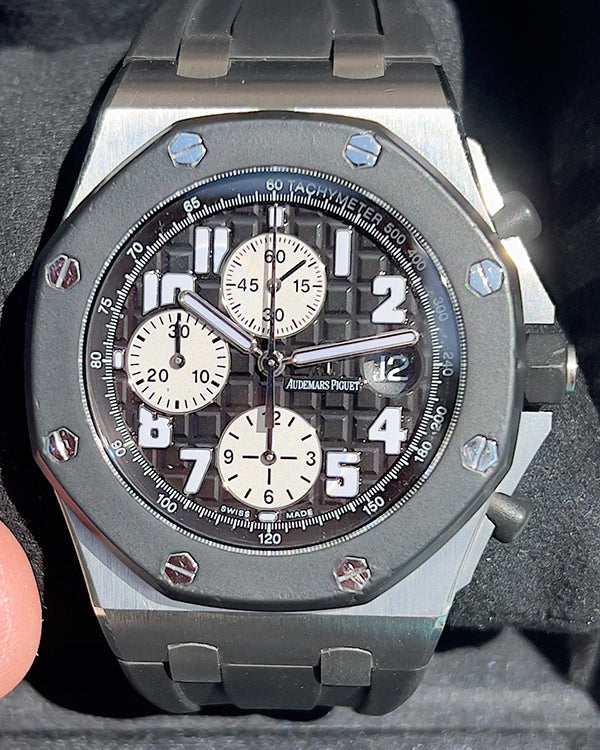 2011 Audemars Piguet Royal Oak Offshore Chronograph Steel Black Dial (25940SK)