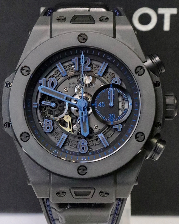 Hublot Big Bang "King Blue" Limited Edition 45MM Skeleton Dial Rubber Strap (411.CI.1190.LR.ABB14)