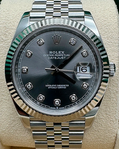 2023 Rolex Datejust 41MM Slate Dial Jubilee Bracelet  (126334)