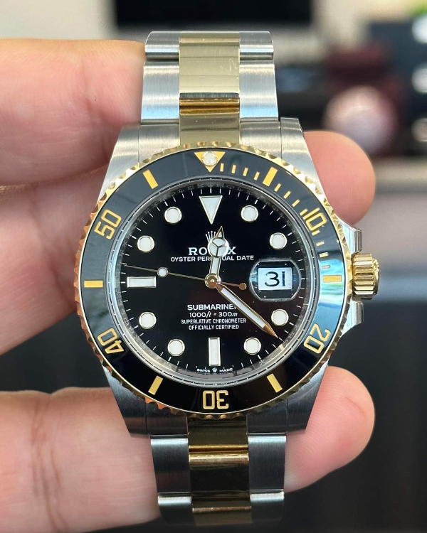 2022 Rolex Submariner Date 41 Gold/Steel Black Dial (126613LN)