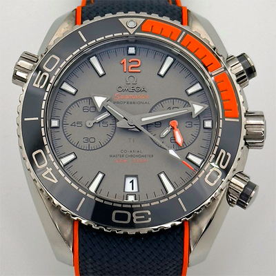 2017 Omega Seamaster Planet Ocean 45.5MM Grey Dial Rubber Strap (215.92.46.51.99.001)