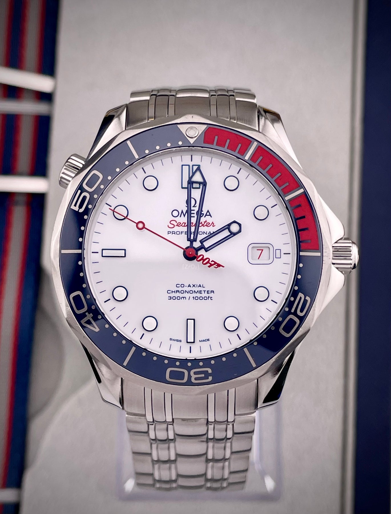 2017 Omega Seamaster Diver 300M Commander's Watch 