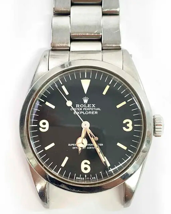 Rolex Explorer Vintage 36MM Black Dial Steel Bracelet (1016)