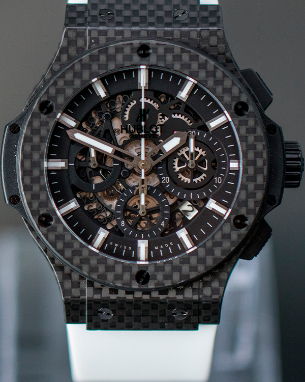 2013 Hublot Big Bang 44MM Skeleton Dial Horus Rubber Strap  (311.QX.1124.RX)