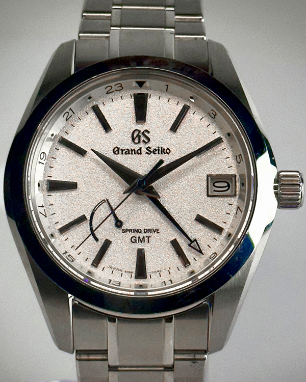 2019 Grand Seiko Spring Drive GMT 41MM White Dial Steel Bracelet  (SBGE249)