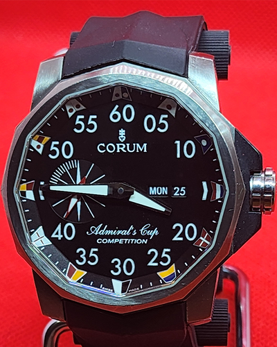 Corum Admiral's Cup Competition 48MM Titanium Strap Black Dial (947.931.04)