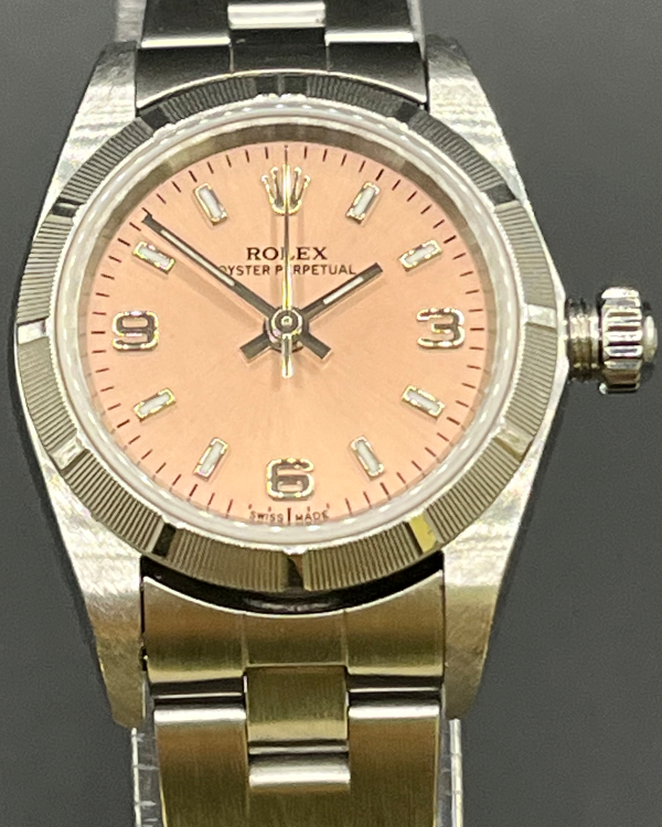 Rolex Oyster Perpetual 26MM Pink Dial Oyster Bracelet (76030)