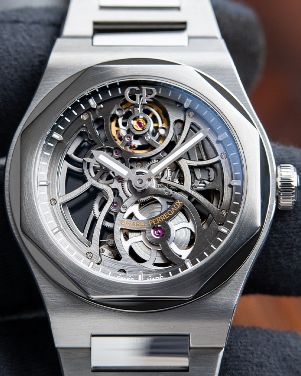 2017 Girard Perregaux Laureato Skeleton Openworked Steel Automatic 42mm (81015-11-001-11A)