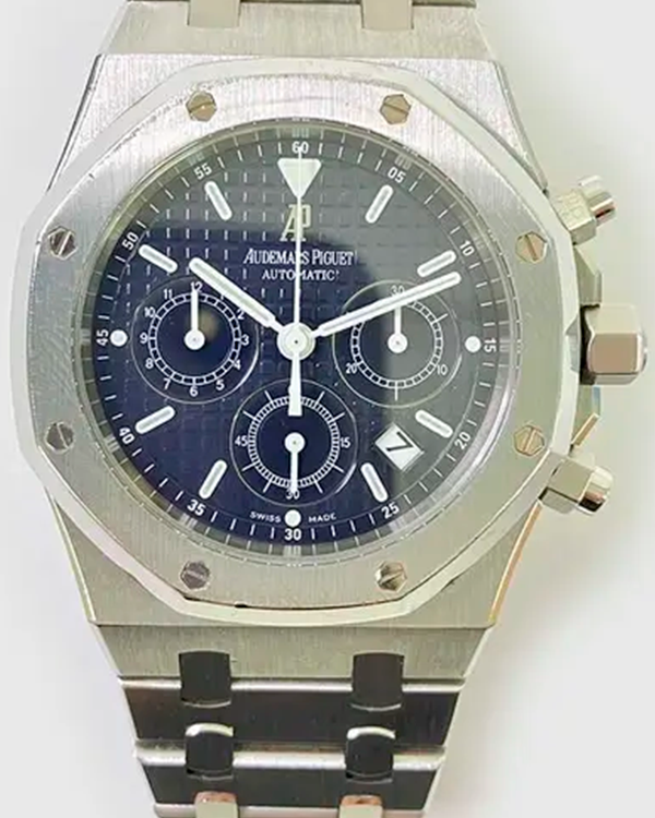 Audemars Piguet Royal Oak Chronograph 39MM Blue Dial Steel Bracelet (26300ST)