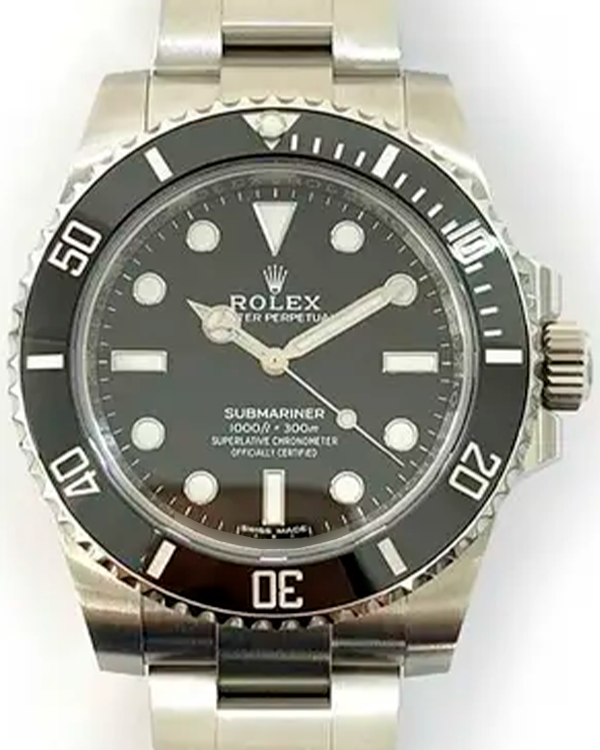 2018 Rolex Submariner No-Date 40MM Black Dial Oyster Bracelet (114060)