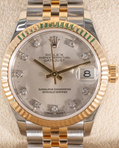 2020 Rolex Datejust 31MM Silver Dial Two-Tone Jubilee Bracelet (278273)