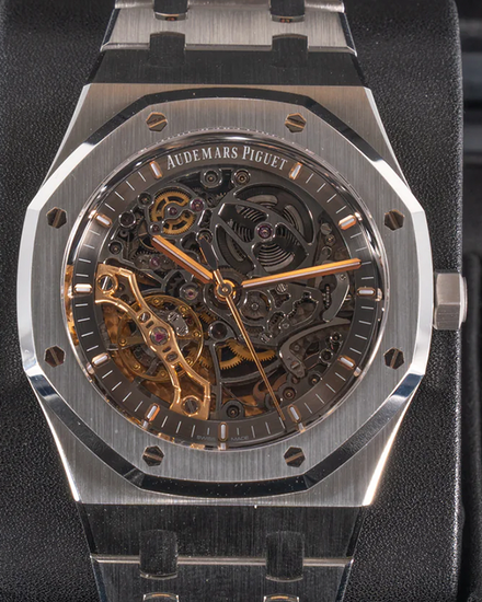 Audemars Piguet Royal Oak "Double Balance Wheel Openworked" 41MM Skeleton Dial Steel Bracelet (15407ST.OO.1220ST.01)