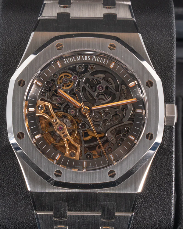 Audemars Piguet Royal Oak "Double Balance Wheel Openworked" 41MM Skeleton Dial Steel Bracelet (15407ST.OO.1220ST.01)