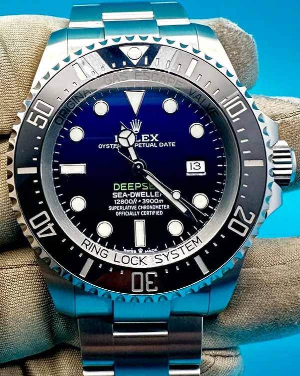 2022 Rolex Sea-Dweller Deepsea "James Cameron" 44MM Deep Blue Dial Oyster Bracelet (126660)