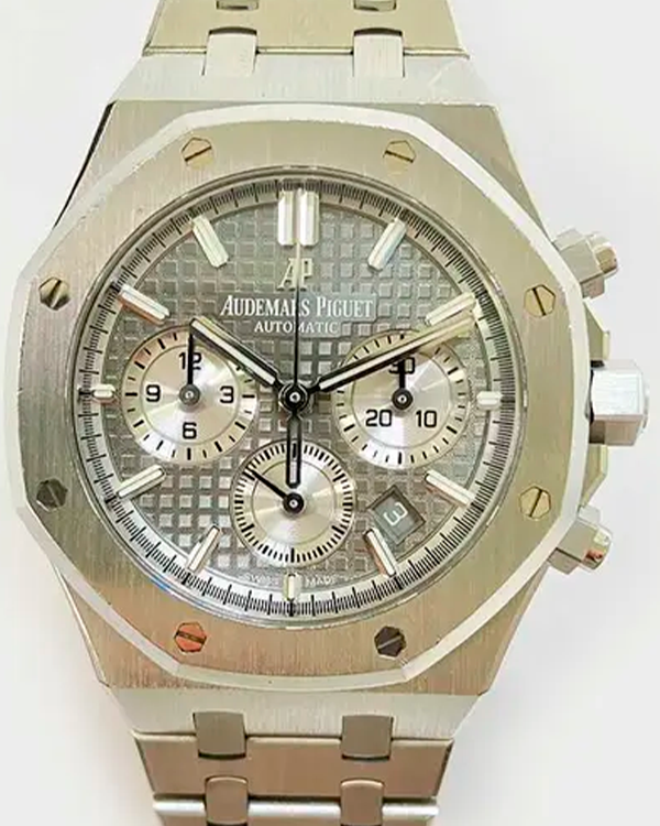 2021 Audemars Piguet Royal Oak Chronograph 38MM Grey Dial Steel Bracelet (26315ST)