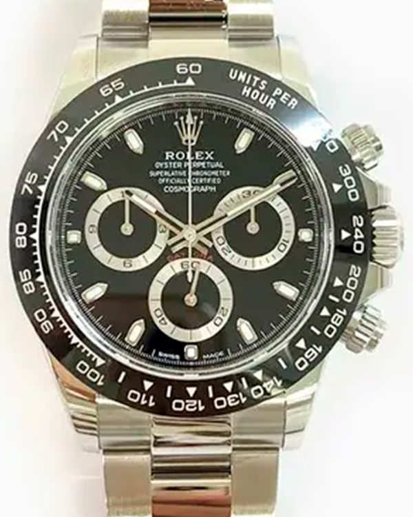 2023 Rolex Cosmograph Daytona 40MM Black Dial Oyster Bracelet (116500LN)