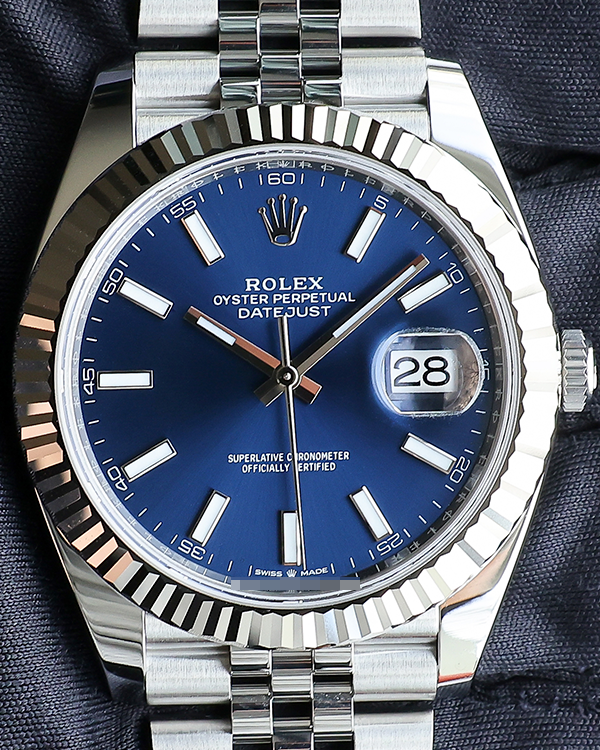 2024 Rolex Datejust 41MM Blue Dial Jubilee Bracelet (126334)