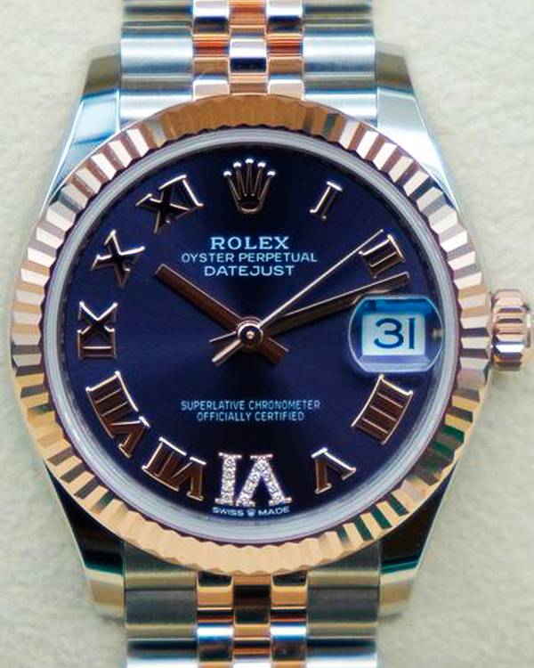 2024 Rolex Datejust 31MM Purple Aubergine Dial Two-Tone Jubilee Bracelet (278271)