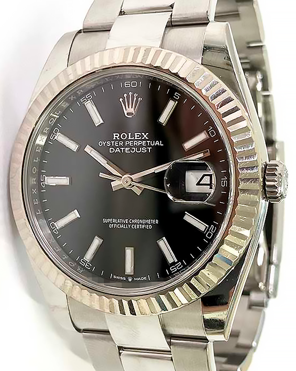 2019 Rolex Datejust 41MM Black Dial Oyster Bracelet (126334)