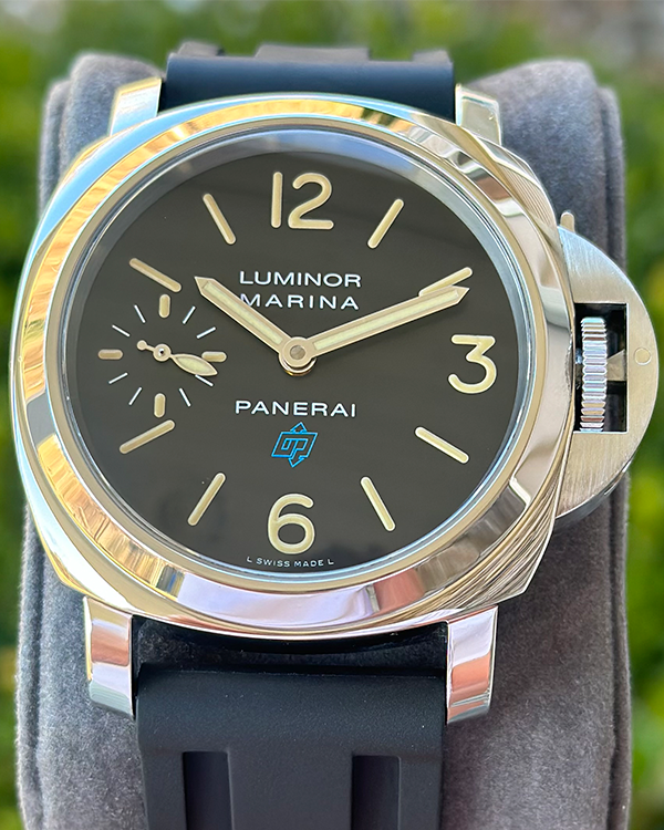 2018 Panerai Luminor Marina 44MM Black Dial Rubber Strap (PAM00631)