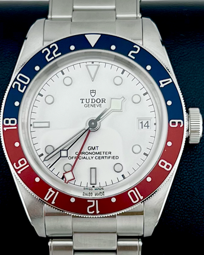 2023 Tudor Black Bay GMT "Pepsi" 41MM White Dial Steel Bracelet (79830RB)