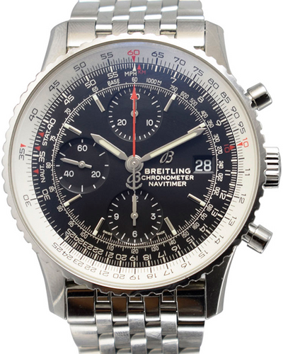 Breitling Navitimer Heritage 42MM Black Dial Steel Bracelet (A1332412/BF27/451A)