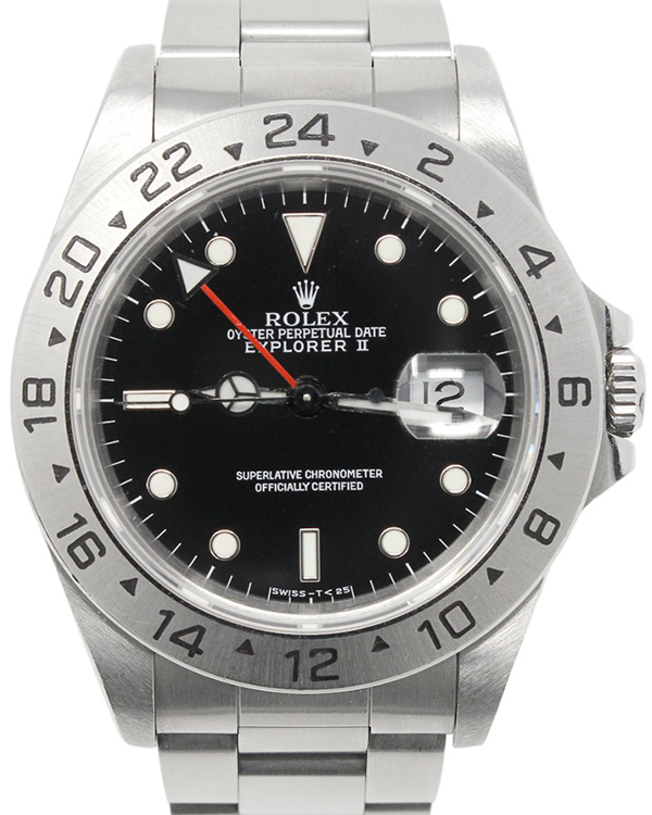 1991 (N Serial) Rolex Explorer II 40MM Black Dial Oyster Bracelet (16570)