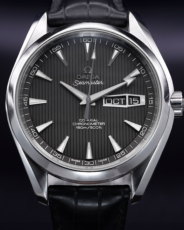 2011 Omega Seamaster Aqua Terra 43MM Grey Dial Leather Strap (231.13.43.22.06.001)