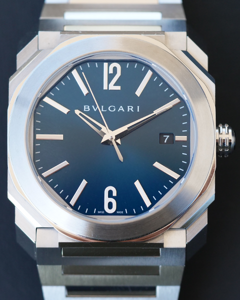 2004 Bvlgari Octo Solotempo 38MM Steel Blue Dial (BGO38S) – Grailzee