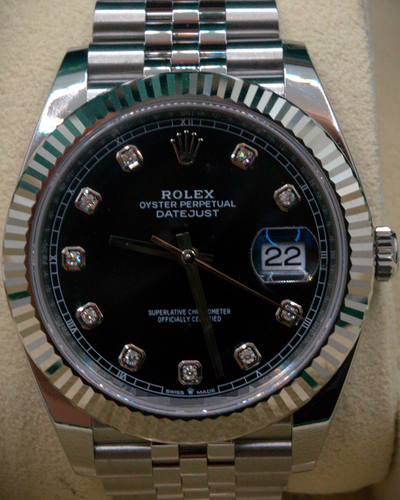 2023 Rolex Datejust 41MM Black Dial Jubilee Bracelet (126334)