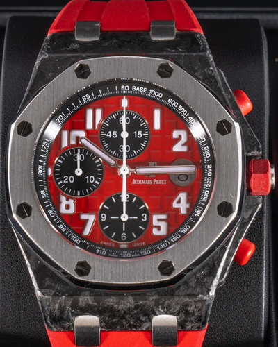 Audemars Piguet Royal Oak Offshore Singapore Grand Prix Chronograph L.E. 42MM Red Dial Rubber Strap (26190OS.OO.D003CU.01)