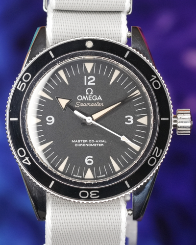 Omega Seamaster 300 41MM Black Dial Textile Strap (233.30.41.21.01.001)