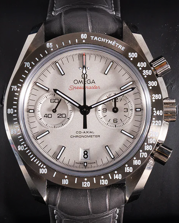 2023 Omega Speedmaster Professional Moonwatch Grey Side of the Moon 44.25MM Grey Dial Leather Strap (311.93.44.51.99.002)