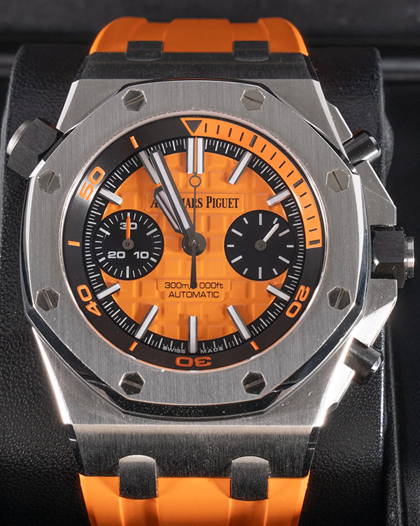 2017 Audemars Piguet Royal Oak Offshore 42MM Orange Dial Aftermarket Rubber Strap (26703ST.OO.A070CA.01)