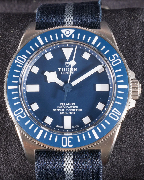 2022 Tudor Pelagos FXD 42MM Blue Dial Textile Strap (25707B/22)